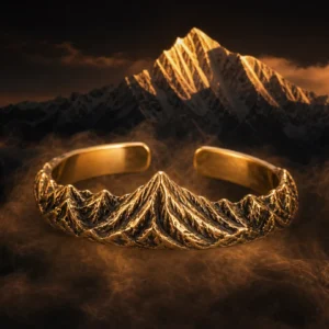Meili Kawagebo snow mountain reference for Meili Alpenglow Ring product listing